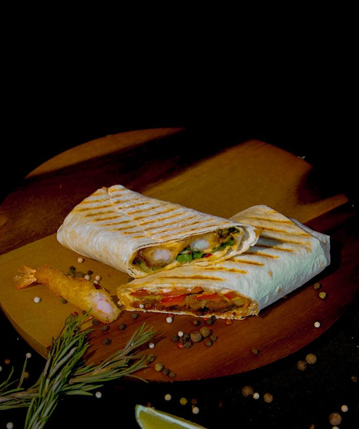 Фото Шаурма с креветкой