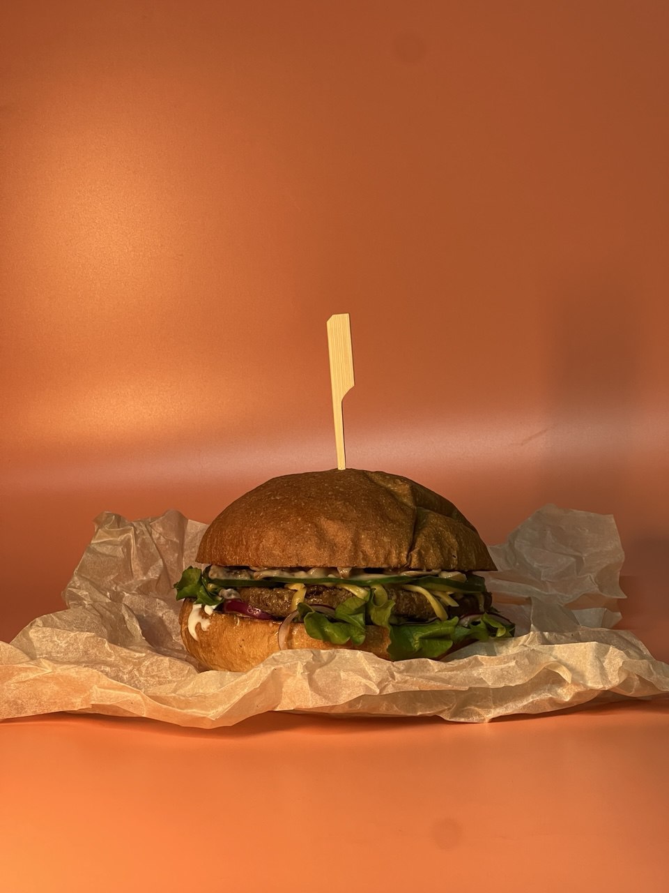 Фото Грибной бургер